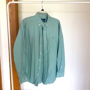 Authentic green Vineyard Vines Shirt